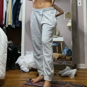 Grey sweatpants joggers